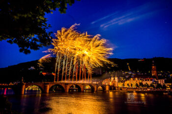 Heidelberg Feuerwerk - Heidelberg Schlossbeleuchtung