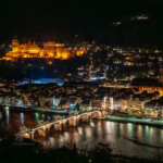 Heidelberg bei Nacht mit Alte Brücke - Foto: Frank Schindelbeck Fotografie